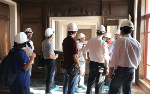 ภาพกิจกรรมศึกษาดูงานโครงการก่อสร้างอาคารศาลฎีกา
