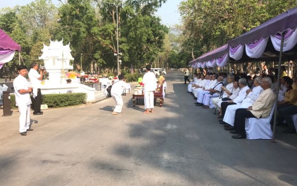 ภาพบรรยากาศงานสมโภชศาลพระภูมิหลังใหม่