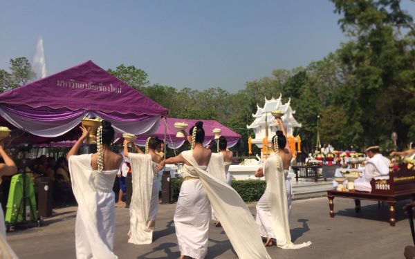 ภาพบรรยากาศงานสมโภชศาลพระภูมิหลังใหม่