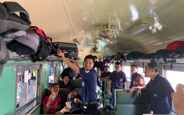 ภาพบรรยากาศกิจกรรมรับน้องรถไฟ ประจำปี 2562