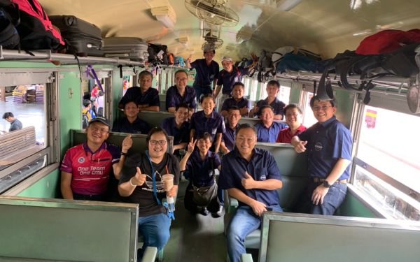 ภาพบรรยากาศกิจกรรมรับน้องรถไฟ ประจำปี 2562