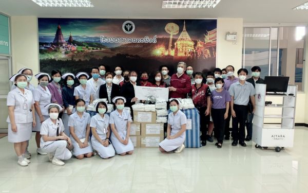 (27-04-63) โครงการช้างเหล็กกระทืบโควิด-19 เฟส 1)ให้รพ.นครพิงค์ จ.เชียงใหม่