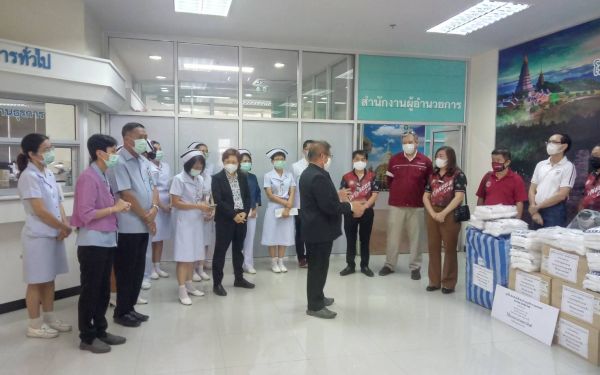 (27-04-63) โครงการช้างเหล็กกระทืบโควิด-19 เฟส 1)ให้รพ.นครพิงค์ จ.เชียงใหม่