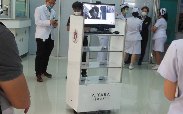 (27-04-63) โครงการช้างเหล็กกระทืบโควิด-19 เฟส 1)ให้รพ.นครพิงค์ จ.เชียงใหม่