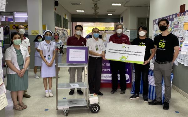 (29-04-63) โครงการช้างเหล็กกระทืบโควิด-19 เฟส1) ให้กับโรงพยาบาลสันกำแพง