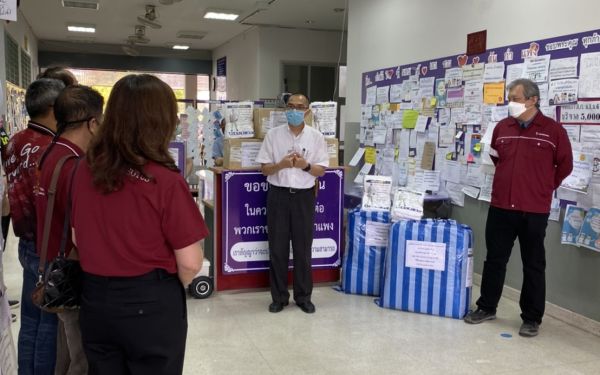 (29-04-63) โครงการช้างเหล็กกระทืบโควิด-19 เฟส1) ให้กับโรงพยาบาลสันกำแพง