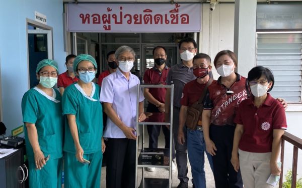 (13-05-63) โครงการช้างเหล็กกระทืบโควิด-19 ณ รพ.สันป่าตอง