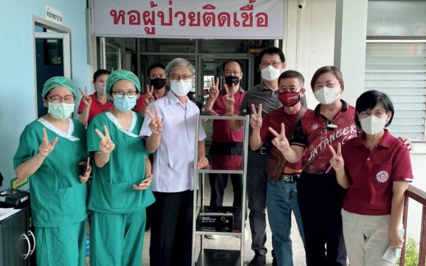 (13-05-63) โครงการช้างเหล็กกระทืบโควิด-19 ณ รพ.สันป่าตอง