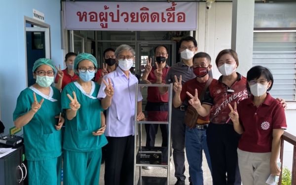 (13-05-63) โครงการช้างเหล็กกระทืบโควิด-19 ณ รพ.สันป่าตอง