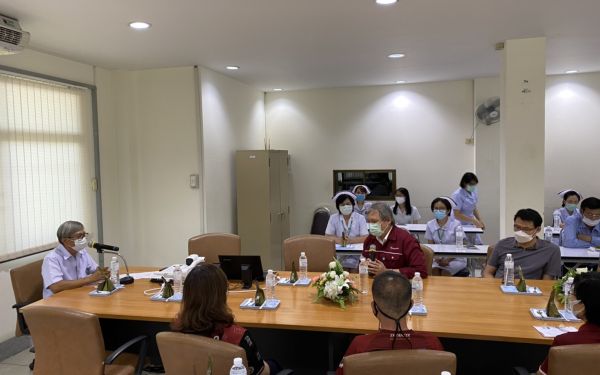 (13-05-63) โครงการช้างเหล็กกระทืบโควิด-19 ณ รพ.สันป่าตอง