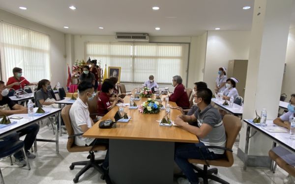 (13-05-63) โครงการช้างเหล็กกระทืบโควิด-19 ณ รพ.สันป่าตอง