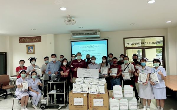 (13-05-63) โครงการช้างเหล็กกระทืบโควิด-19 ณ รพ.สันป่าตอง