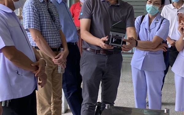 (13-05-63) โครงการช้างเหล็กกระทืบโควิด-19 ณ รพ.สันป่าตอง