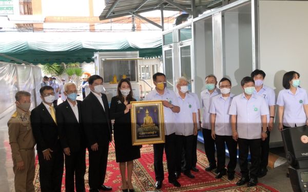 (21-05-63) มอบห้องตรวจปลอดเชื้อและห้องตรวจปลอดเชื้อเคลื่อนที่