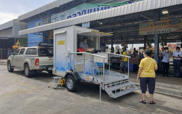 (21-05-63) มอบห้องตรวจปลอดเชื้อและห้องตรวจปลอดเชื้อเคลื่อนที่