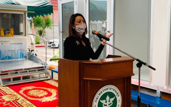 (21-05-63) มอบห้องตรวจปลอดเชื้อและห้องตรวจปลอดเชื้อเคลื่อนที่