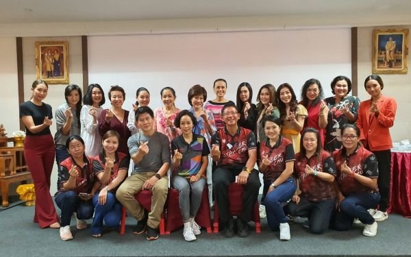 21.06.63 ภาพกิจกรรม Workshop เรียนการแต่งหน้าเพื่อส่งเสริมบุคลิกภาพและโหวงเฮง