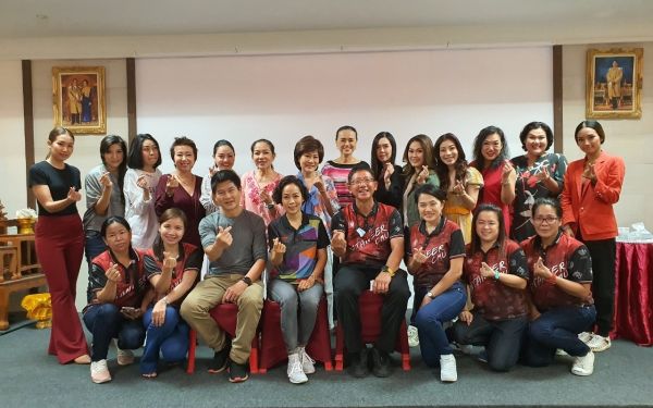 21.06.63 ภาพกิจกรรม Workshop เรียนการแต่งหน้าเพื่อส่งเสริมบุคลิกภาพและโหวงเฮง