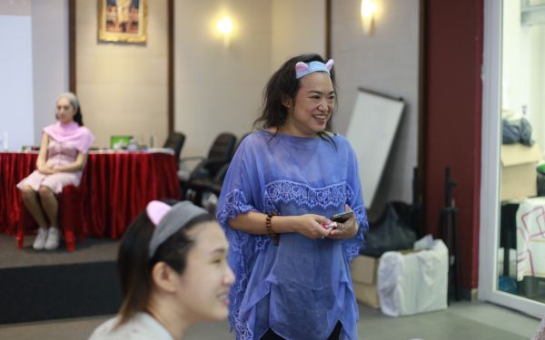 19.07.63 ภาพกิจกรรม Workshop เรียนการแต่งหน้าเพื่อส่งเสริมบุคลิกภาพและโหงวเฮง ครั้งที่ 2