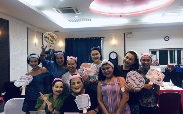 19.07.63 ภาพกิจกรรม Workshop เรียนการแต่งหน้าเพื่อส่งเสริมบุคลิกภาพและโหงวเฮง ครั้งที่ 2