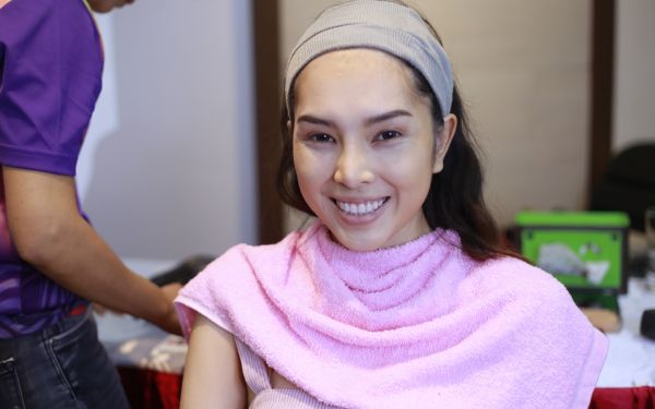 19.07.63 ภาพกิจกรรม Workshop เรียนการแต่งหน้าเพื่อส่งเสริมบุคลิกภาพและโหงวเฮง ครั้งที่ 2