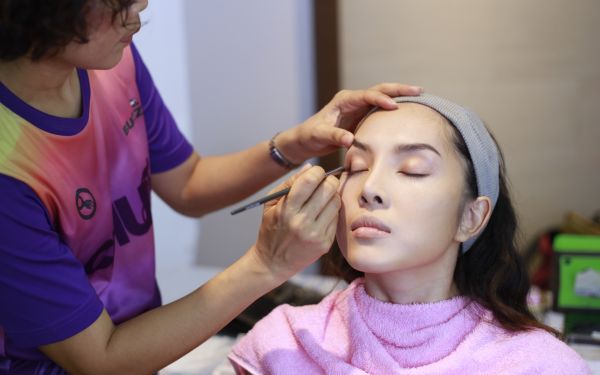 19.07.63 ภาพกิจกรรม Workshop เรียนการแต่งหน้าเพื่อส่งเสริมบุคลิกภาพและโหงวเฮง ครั้งที่ 2