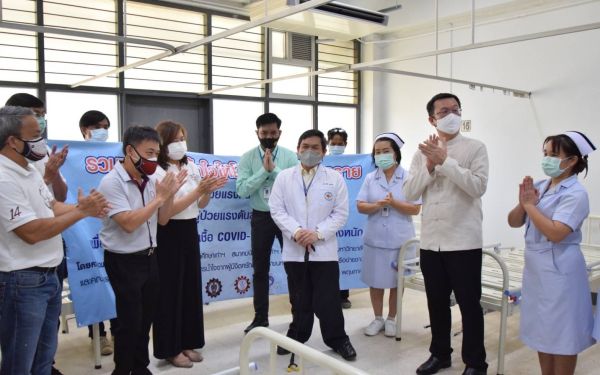 03.05.64_ส่งมอบห้องแรงดันลบ ให้กับโรงพยาบาลสันทราย