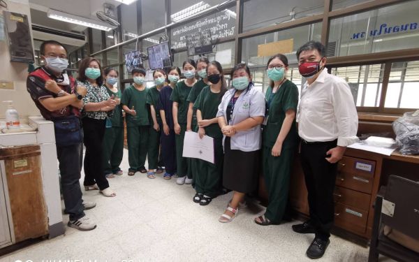 04.05.64 เทรนนิ่งทีมแพทย์และพยาบาลก่อส่งมอบห้องแรงดันบวก/ลบ รพ.สันทราย