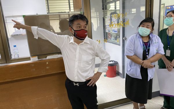 04.05.64 เทรนนิ่งทีมแพทย์และพยาบาลก่อส่งมอบห้องแรงดันบวก/ลบ รพ.สันทราย