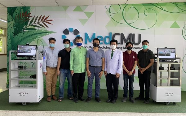 19.05.64 มอบหุ่นยนต์ไอยราให้ รพ.มหาราชนครเชียงใหม่