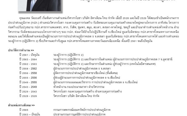 24.03.65 นักศึกษาเก่าดีเด่น คณะวิศวกรรมศาสตร์ มหาวิทยาลัยเชียงใหม่ ประจำปี 2564