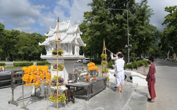 05.06.65 พิธีบวงสรวงศาลพระภูมิ มหาวิทยาลัยเชียงใหม่