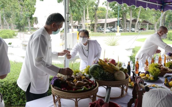 05.06.65 พิธีบวงสรวงศาลพระภูมิ มหาวิทยาลัยเชียงใหม่