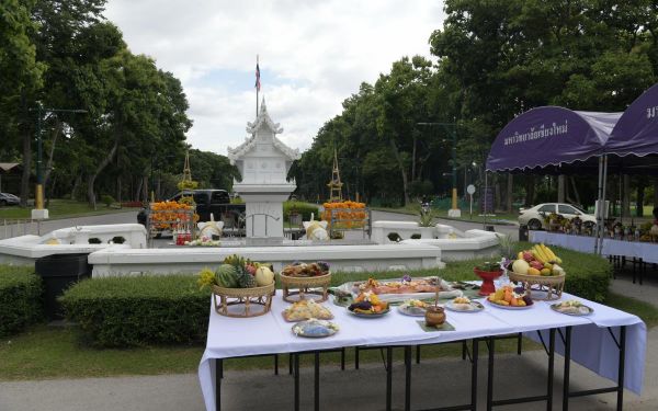 05.06.65 พิธีบวงสรวงศาลพระภูมิ มหาวิทยาลัยเชียงใหม่