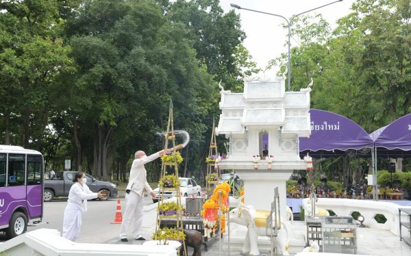 05.06.65 พิธีบวงสรวงศาลพระภูมิ มหาวิทยาลัยเชียงใหม่