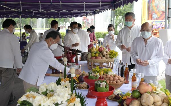 05.06.65 พิธีบวงสรวงศาลพระภูมิ มหาวิทยาลัยเชียงใหม่