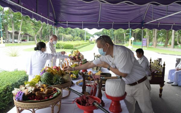 05.06.65 พิธีบวงสรวงศาลพระภูมิ มหาวิทยาลัยเชียงใหม่
