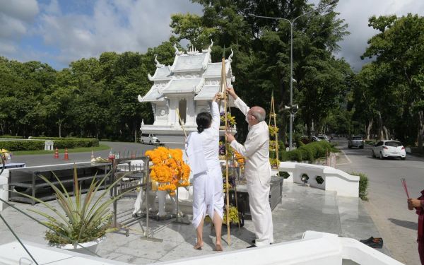 05.06.65 พิธีบวงสรวงศาลพระภูมิ มหาวิทยาลัยเชียงใหม่
