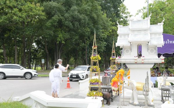 05.06.65 พิธีบวงสรวงศาลพระภูมิ มหาวิทยาลัยเชียงใหม่