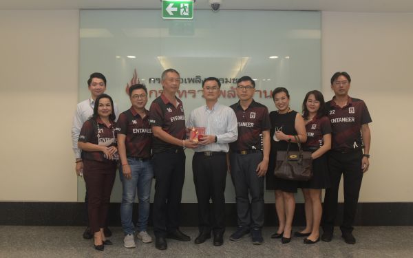 ภาพบรรยากาศเข้าแสดงความยินดี กับ รองอธิบดีกรมเชื้อเพลิงธรรมชาติ