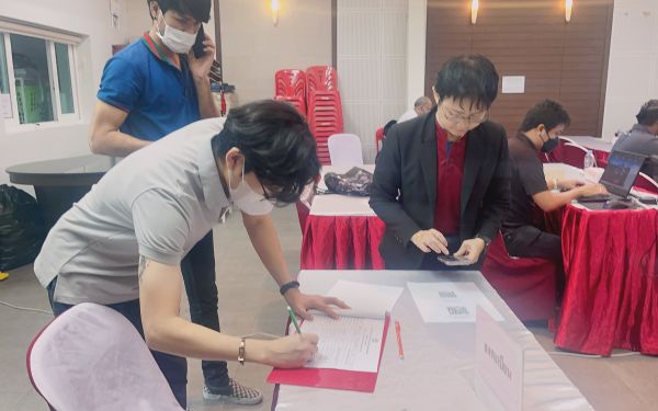 ภาพบรรยาการกิจกรรมสัมมนาเชิงปฎิบัติการ “พี่สอนน้อง” (Hand On The Job)