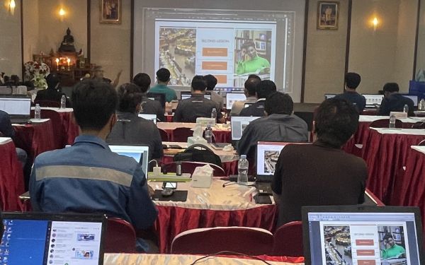 ภาพบรรยาการกิจกรรมสัมมนาเชิงปฎิบัติการ “พี่สอนน้อง” (Hand On The Job)