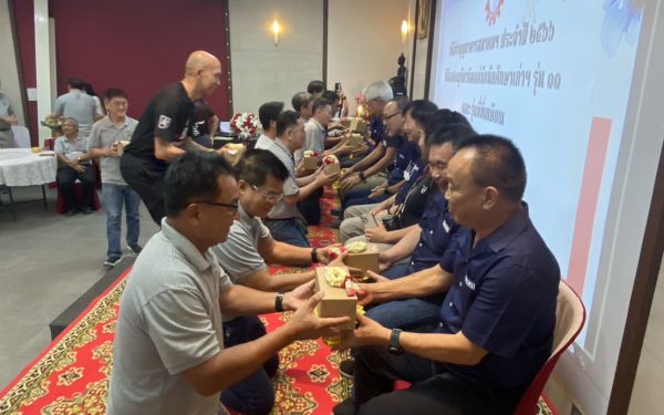 พิธีทำบุญอาคารสมาคมฯ ประจำปี 2566 และพิธีมุทิตาจิตแด่พี่รุ่น 11