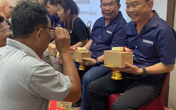 พิธีทำบุญอาคารสมาคมฯ ประจำปี 2566 และพิธีมุทิตาจิตแด่พี่รุ่น 11