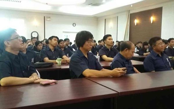 1 มิ.ย. 61 ภาพบรรยากาศการปฐมนิเทศนักศึกษาฝึกงาน ประจำปีการศึกษา 2561