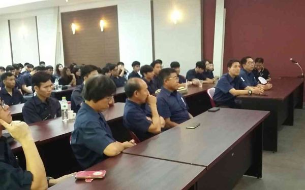 1 มิ.ย. 61 ภาพบรรยากาศการปฐมนิเทศนักศึกษาฝึกงาน ประจำปีการศึกษา 2561