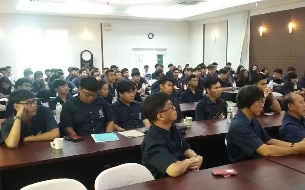 1 มิ.ย. 61 ภาพบรรยากาศการปฐมนิเทศนักศึกษาฝึกงาน ประจำปีการศึกษา 2561