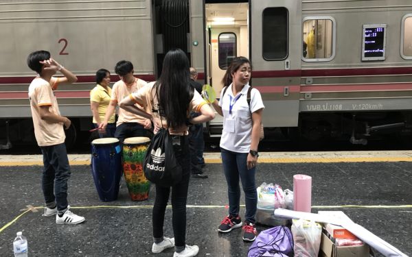 20 ก.ค. 61 ภาพบรรยากาศกิจกรรมรับน้องรถไฟ 2561