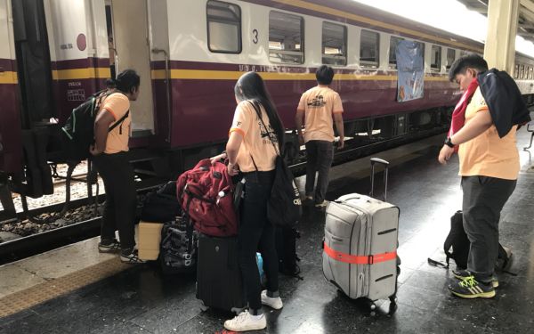 20 ก.ค. 61 ภาพบรรยากาศกิจกรรมรับน้องรถไฟ 2561